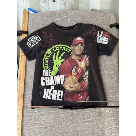 WWE John Cena Champ Is Here Kids T Shirt Size XL (14-16) - Picture 1 of 8